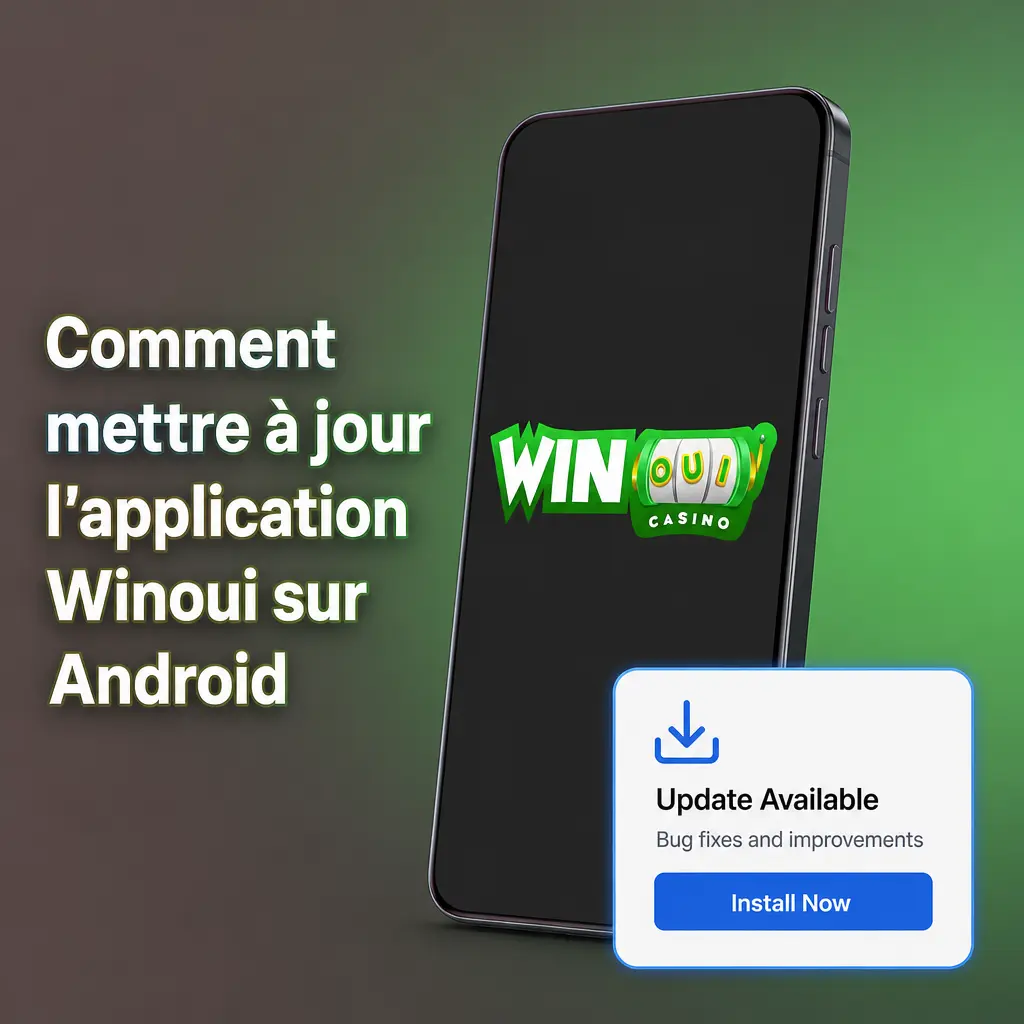 Mise à jour de l'application Winoui sur Android