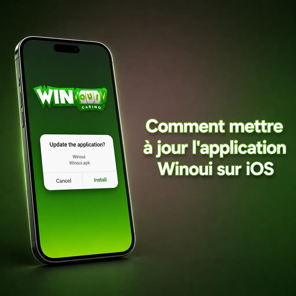 Mise à jour de l'application Winoui sur iOS